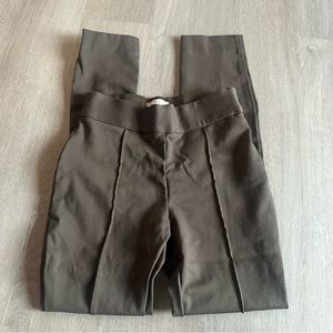 H&M brown dress straight leg pants XS